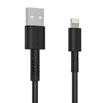 کابل شارژ لایتنینگ 2 متر راو پاور RP-CB042